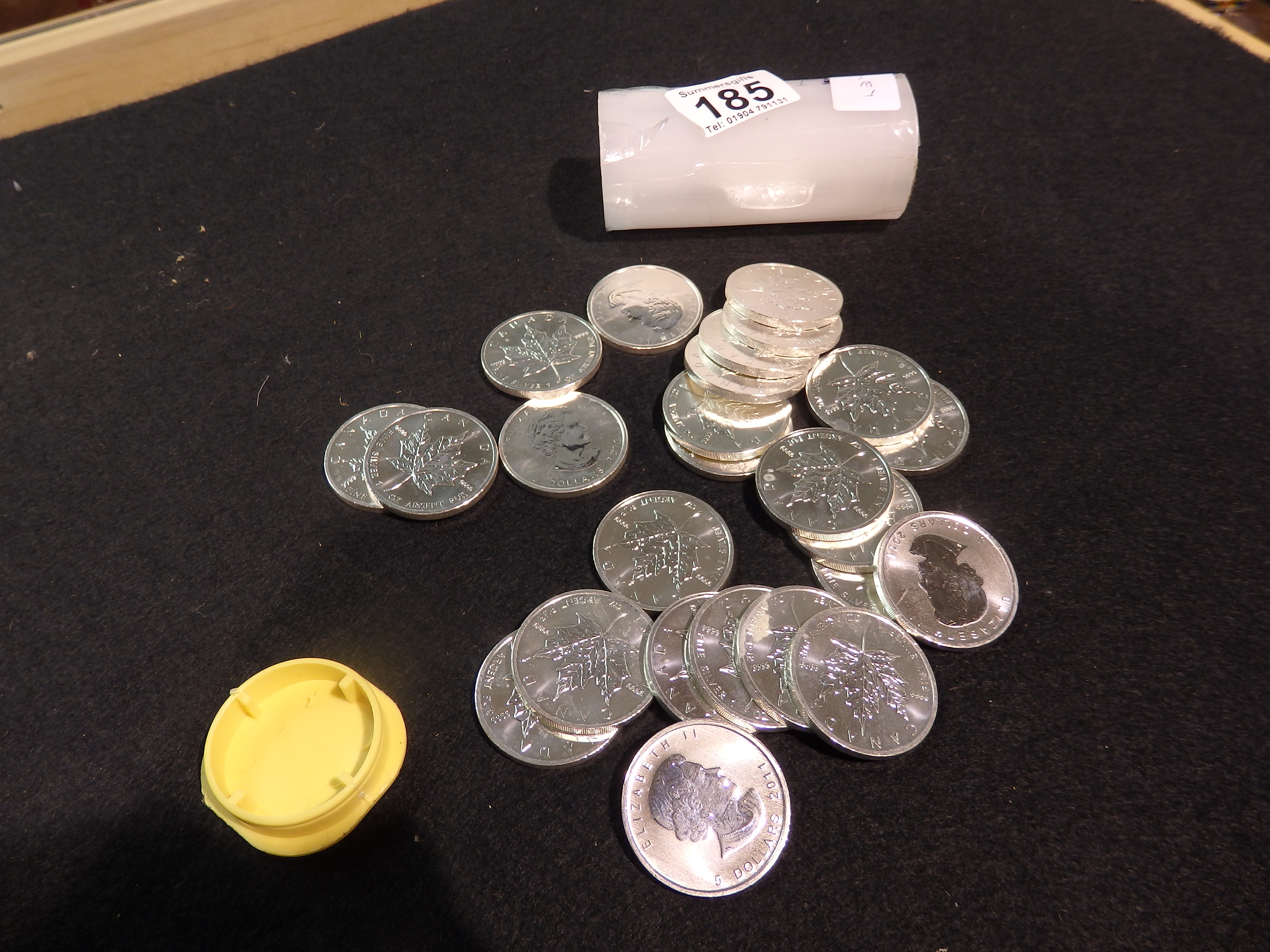 Canadian silver coins
