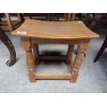 Mouseman stool Excellent condition