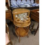 Antique oak drinks cupboard