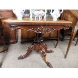 Antique Rosewood card table