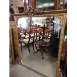 Antique French wall mirror