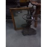 mirror and hall stand