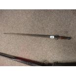 A small sword 38" long ( no markings )