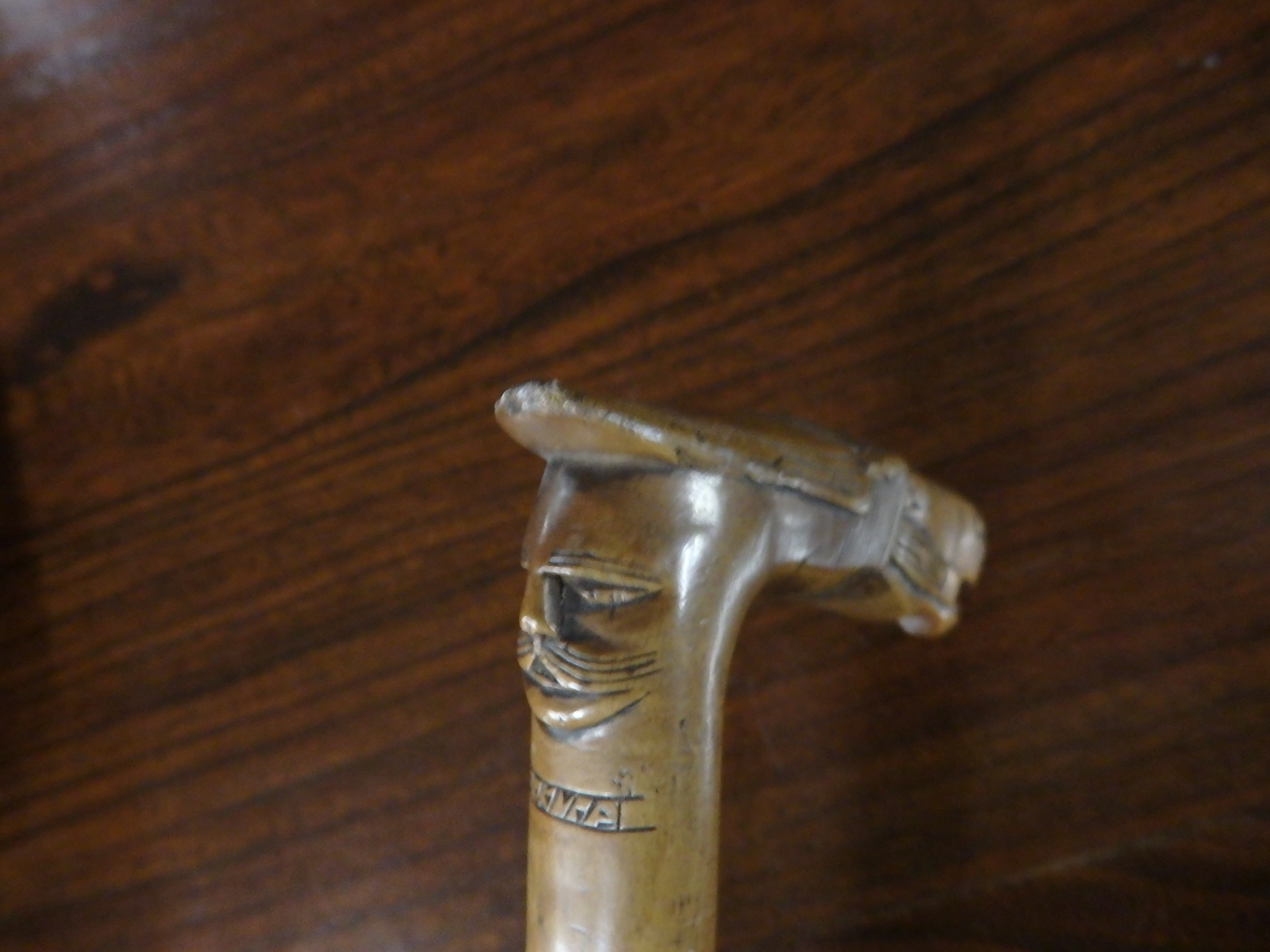 Antique walking stick with Horse head decoration - Image 4 of 4
