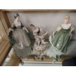2 Doulton figures and other