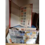 A collection of Stamps in albums