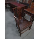 Georgian oak carver chair