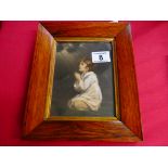 Picture in Rosewood frame