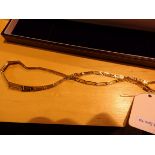 Gold necklace and bracelet 24g