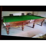 Cox and Yemen London full size snooker table in ex condition ( buyer removes from house