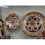 2 Early Crown Derby plates