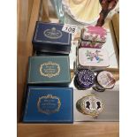 Collection of trinket boxes