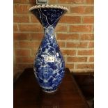 Pair of Blue and white Imari vases