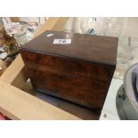 Antique writing and tea box