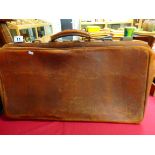 Leather brief case marked GHH