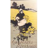 COLEMAN'S MUSTARD, A PAIR OF EARLY 20TH CENTURY ADVERTISING SIGNS ON PAPER One depicting the 1899