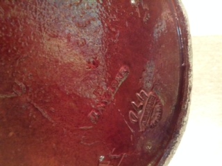 BRETBY POTTERY, A LATE 19TH CENTURY VASE Moulded with fish frolicking in the surf, having an unusual - Image 3 of 3