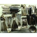 ERCIUS, FRANCE, A SILVER PLATED SET OF CUTLERY Comprising twelve knives and forks, twelve spoons,