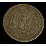 AN 1886 AMERICAN SILVER MORGAN DOLLAR. 5079/BG412088/3