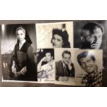 A COLLECTION OF EARLY 20TH CENTURY SIGNED PUBLICITY PHOTOGRAPHS Including Susannah York, Margaret