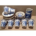 MACINTYRE POTTERY, AN EARLY 20TH CENTURY TEA SERVICE Decorated with the Aurelian pattern, in