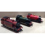 A COLLECTION OF THREE MODERN HORNBY DUBLO LOCOMOTIVES To include a burgundy 16440, a green Great