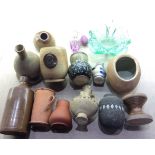 A COLLECTION OF 20TH CENTURY STUDIO ART POTTERY Including a Doulton Lambeth, Blanchflower, Westraven