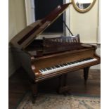CARL BECHSTEIN, AN EARLY 20TH CENTURY MAHOGANY CASED BABY GRAND PIANO Raised on faceted legs,