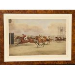 IASSAC CULLEN, 1881 - 1920, A PAIR OF WATERCOLOURS 'The Derby' and 'Eclipse', signed, framed and