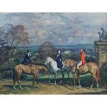 SIR ALFRED MUNNINGS, A SIGNED LIMITED EDITION ARTIST'S PROOF Titled 'His Old Demesne', very good