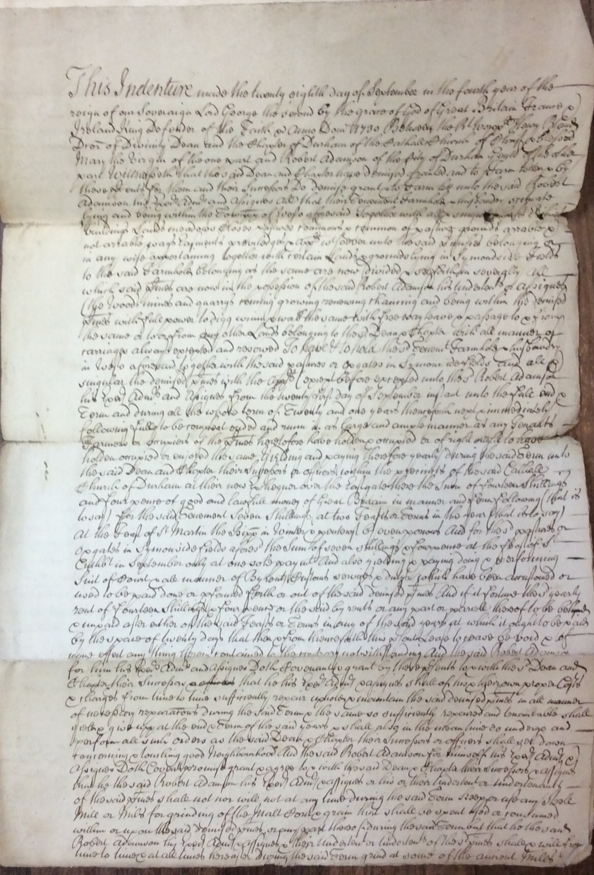 GEORGE II OF ENGLAND, AN EARLY 18TH CENTURY COLLECTION OF VELLUM AND PAPER LEGAL DOCUMENTS Including - Image 2 of 3