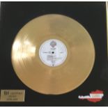 BEE GEES, 'SO YOU WIN AGAIN', GOLD DISC 25,000 units sold.