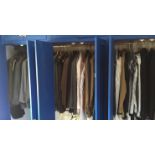 A LARGE COLLECTION OF GENTLEMAN'S SUITS AND SPORTING JACKETS.