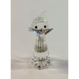 SWAROVSKI CRYSTAL, TALL CAT With metal tail, designer Max Schreck, introduced 1911, discontinued