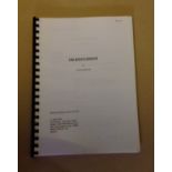 A 2007 FILM SCRIPT FROM "THE KING'S SPEECH" (2010) Rehearsed reading version script dated 10/12/07