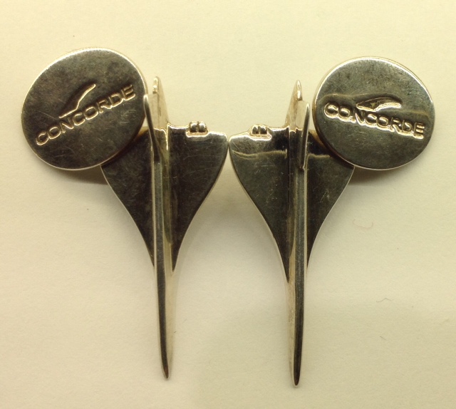 LINKS OF LONDON, A PAIR OF CONCORDE CUFFLINKS In Sterling silver, stamped '925', complete with