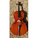 PRIMAVERA, A PRIMA 200 CELLO 4/4 Complete with carry case.