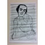 HILAPUS, 20TH CENTURY ETCHING A lady indistinct, signed and dated 23 (13cm x 19cm)