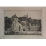 FREDERICK LANDSEER MAUR GRIGGS, 1876 - 1938, ETCHING Palace farm, signed in pencil 'F.L. Griggs…