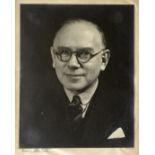 A MID 20TH CENTURY BLACK AND WHITE FAMILY PHOTOGRAPH Portrait of Rudolf Wertheim, Father of Sir