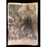 A COLLECTION OF 17TH CENTURY AND LATER BLACK AND WHITE ENGRAVINGS Biblical scenes including '