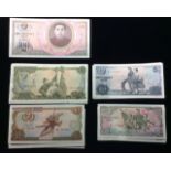 NORTH KOREA, A SET OF TWENTY BANK NOTES, 1 WON TO 100 WON, 1978 (UMC).