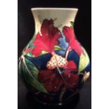 MOORCROFT POTTERY, DESIGNED BY PHILIP GIBSON, A LARGE 20TH CENTURY BALUSTER FORM VASE In Simeon