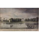 TWO LATE 18TH/EARLY 19TH CENTURY COLOURED ENGRAVINGS London scenes, Twickenham, by Heckell,Printer