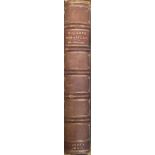 DR. TRUSLER, 1735 - 1820, 'HOGARTH MORALIZED', A TOOLED LEATHER BOUND SINGLE VOLUME A complete