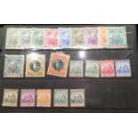 BARBADOS, 1892, A PART SET, NINE STAMPS Omitting 108-115, SG116/24.