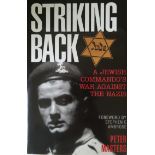 PETER MASTERS, 'STRIKING BACK', A HARDBACK BOOK With dedication to Sir Nicholas Winton from the