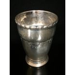 I. PAUSSEN, CARL M. COHR OF FREDERICA, AN EARLY 20TH CENTURY DANISH SILVER CHRISTENING MUG Of