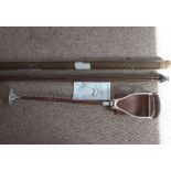 Linsley 3 Stand Stalking Rest (with Travel Tube Case) plus Shooting Stick by Swaine Brigg.