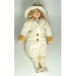 Limited Edition Heirloom Porcelain Headed Doll No.2500.